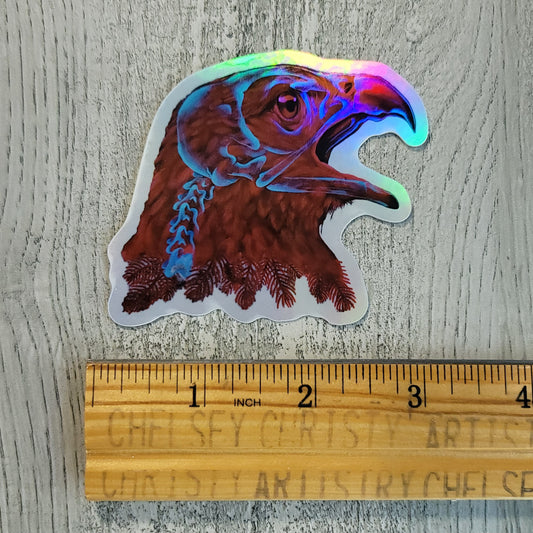 Pine Hawk Sticker
